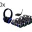 Silent Disco Set 50 personen