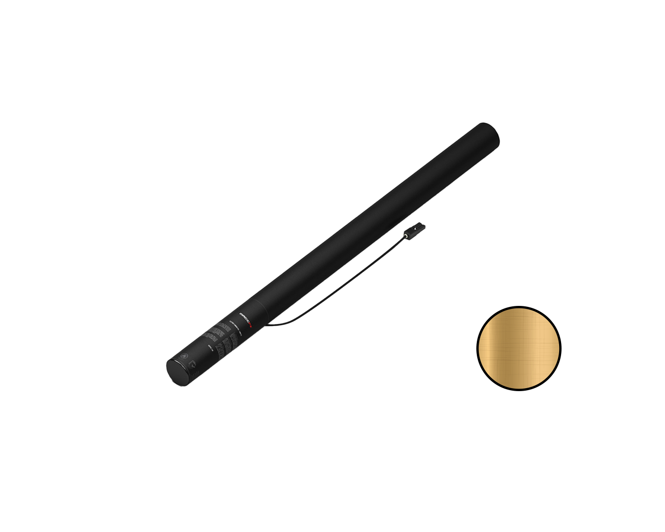 Confetti voor elektrische shooter - Goud, 80 cm